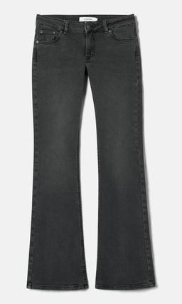 Bootcut Jeans med Låg Midja Svart