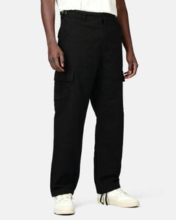Yôke Svart Loose Fit Cargo-byxa Herr