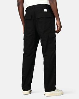 Yôke Svart Loose Fit Cargo-byxa Herr