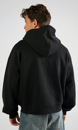 Junkyard Boxy Zip Hoodie Svart Herr