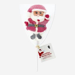 Marshmallow-tomte på pinne - Jordgubbar