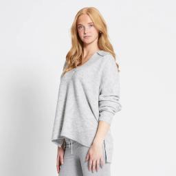 Elegant V-Neck Knit Sweater