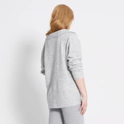Elegant V-Neck Knit Sweater