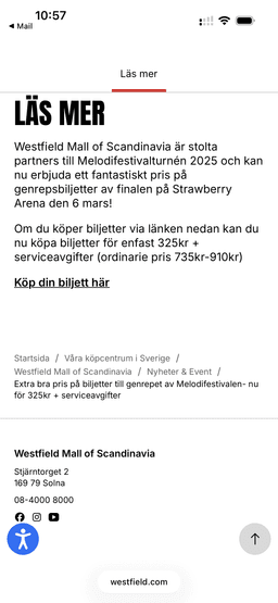Rabatt på genrepsbiljetter till Melodifestivalen