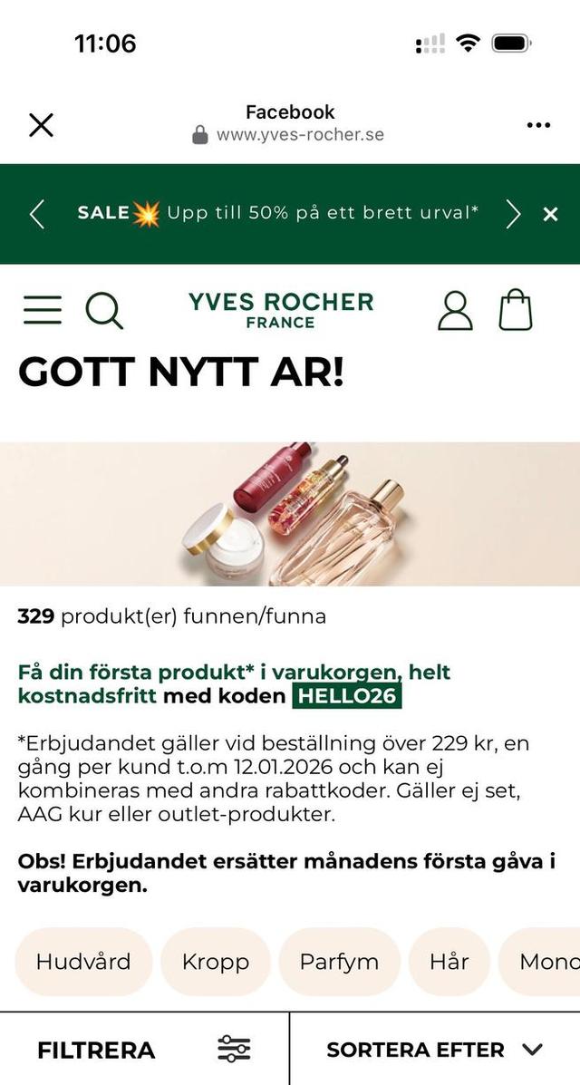Elegant Nyårskollektion från Yves Rocher