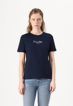 Tommy Hilfiger
SCRIPT TEE - T-shirt med print - mörkblå