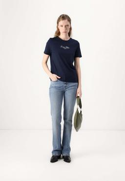 Tommy Hilfiger
SCRIPT TEE - T-shirt med print - mörkblå