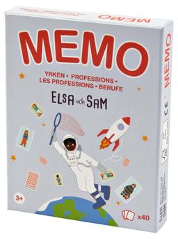 Elsa och Sam Memory Yrken Spel