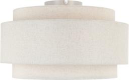 Northlight Albert plafond i metall och linne
