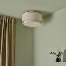 Northlight Albert plafond i metall och linne