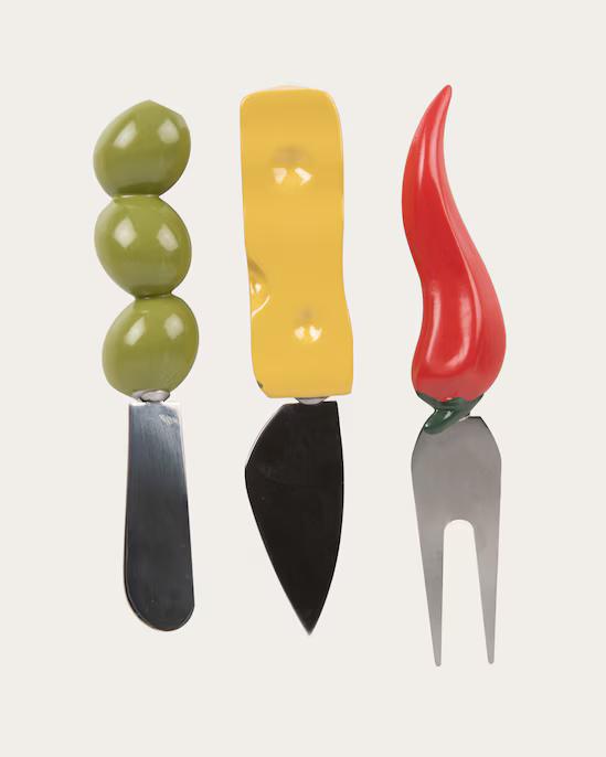 Ostknivar Veggie Rostfritt Stål Set