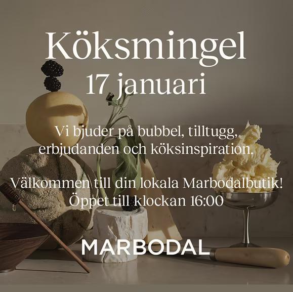 Gratis köksmingel hos Marbodal 17 januari