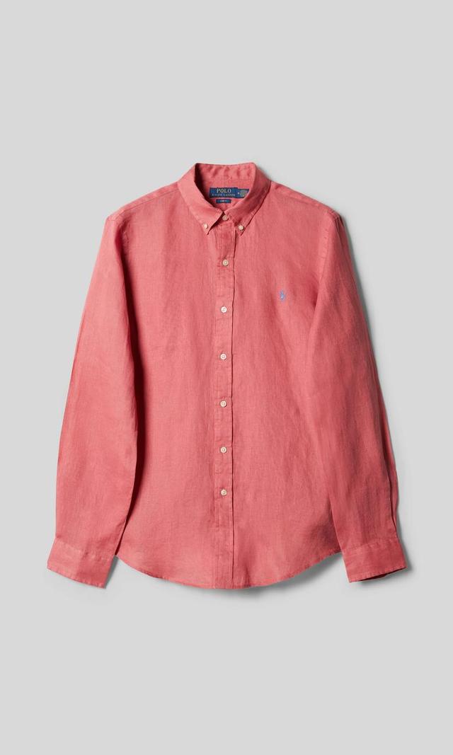 Polo Ralph Lauren Röd Linneskjorta Herr