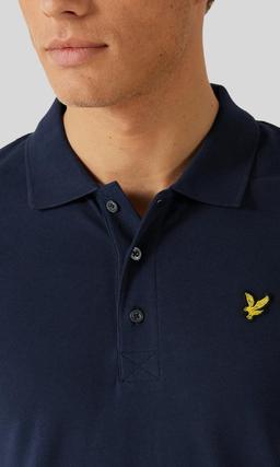 Lyle & Scott Marinblå Polotröja Herr