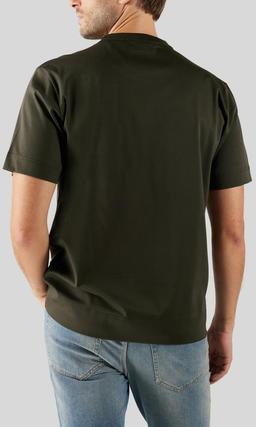 NN07 Pedro Broderad T-shirt Mörkgrön