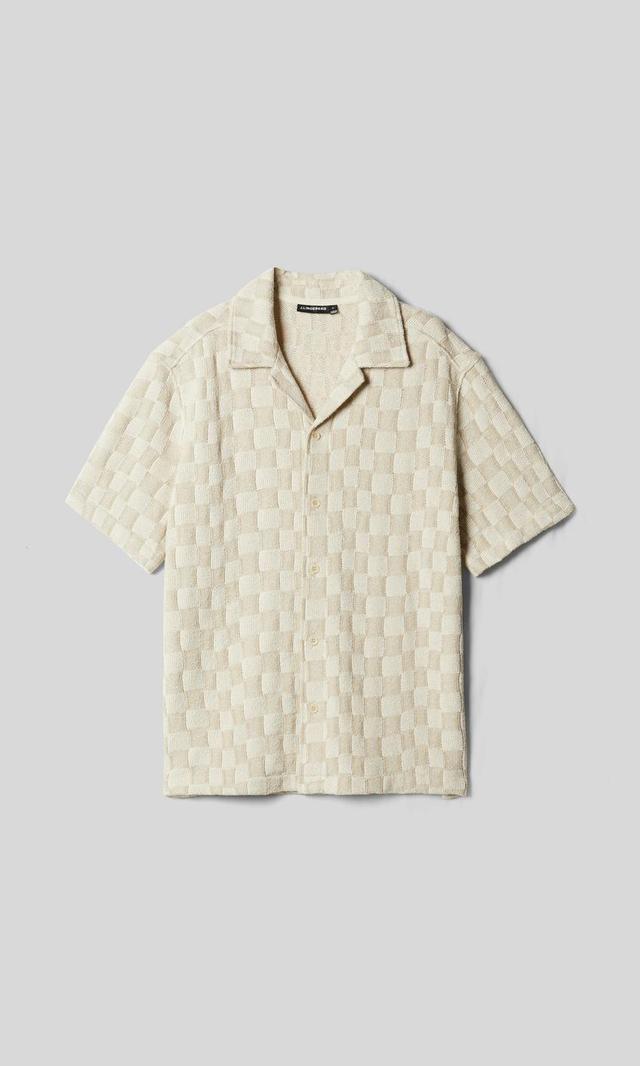J.Lindeberg Torpa Beige Resortskjorta Herr
