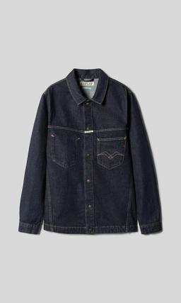 Replay Mörkblå Jeansjacka för Herr