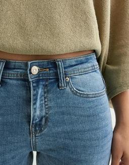 Only Mid Waist Flared Jeans Medium Blue
