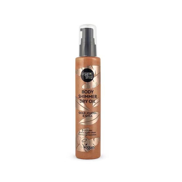 Organic Shop Body Shimmer Dry Oil Gold