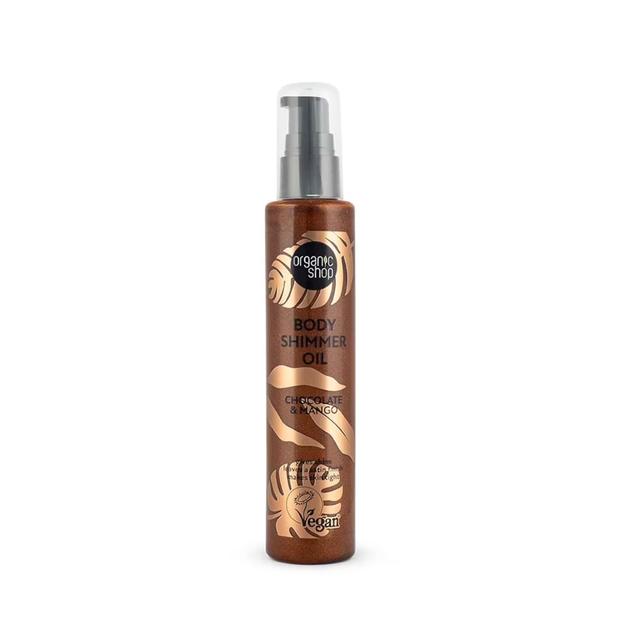 Organic Shop Body Shimmer Oil Chocolate Mango