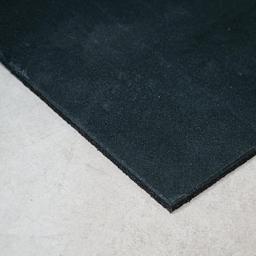 FitNord Gummiplatta 1m x 1m x 15mm Svart