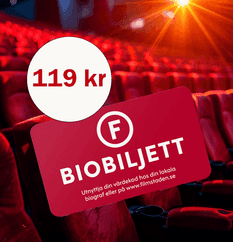 Köp biobiljetter för bara 199 kr/st