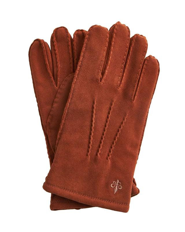 Morris Suede Camel Handskar
