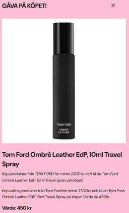 Ombré Leather EdP & Body Spray Gåvoset + gåva på köpet ( handla för minst 2300kr )