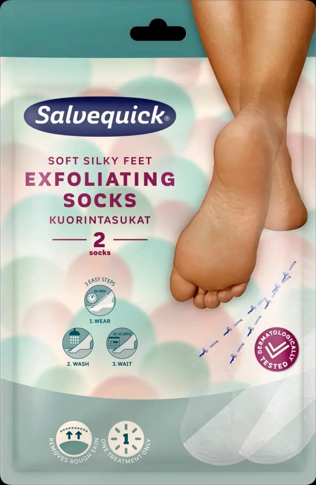 Salvequick Exfoliant Socks 1 Pair