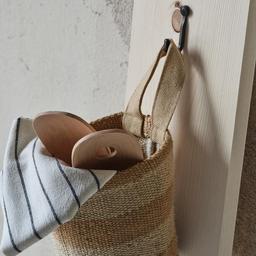 MÄVINN jute förvaringskorg naturlig stil