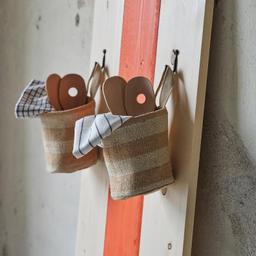 MÄVINN jute förvaringskorg naturlig stil