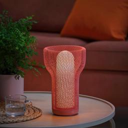 SOLVINDEN LED dekorationsbelysning rosa utomhus