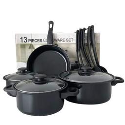 13-delars nonstick kokkärlset med redskap