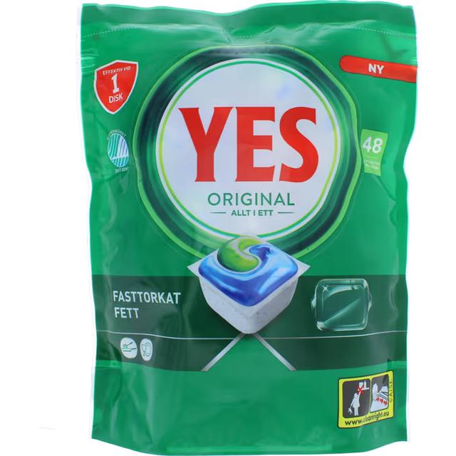 Yes disktabletter 677 g för effektiv rengöring.