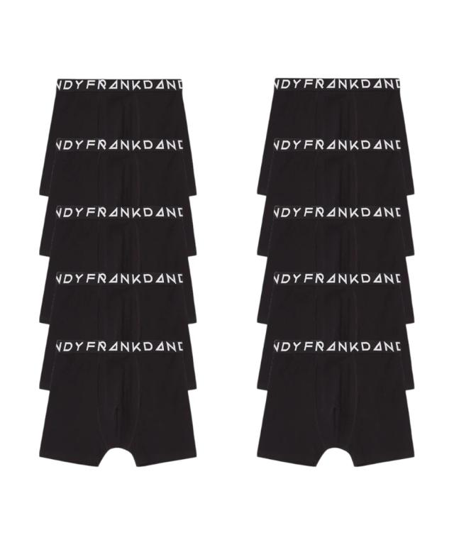 Frank Dandy Svarta Bomullskalsonger 10-pack