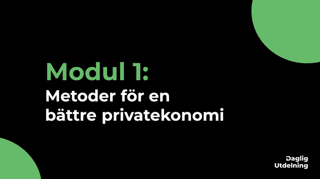 Aktieutbildning med rabatt.