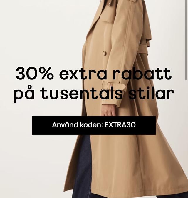 Asos • 30% extra rabatt på tusentals stilar!