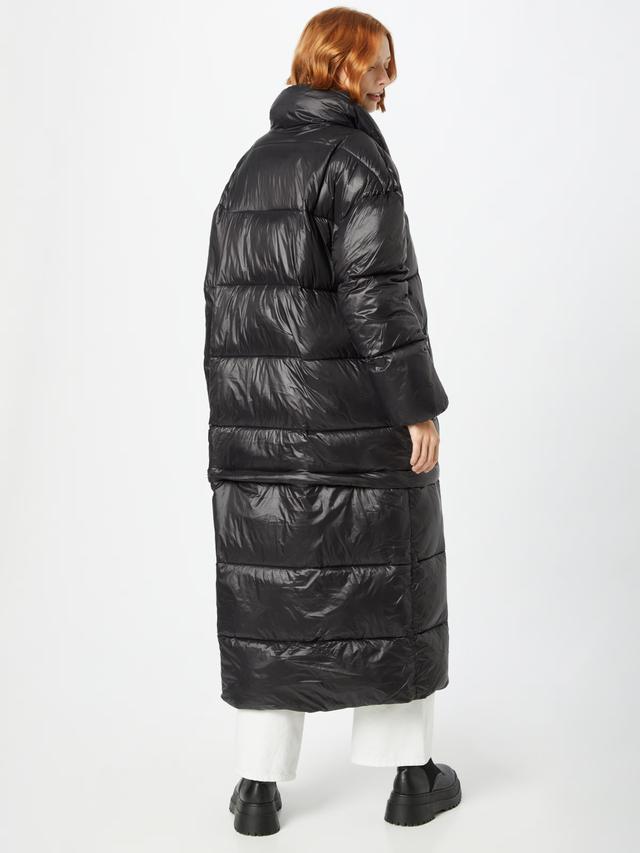 River Island Elegant Svart Vinterkappa