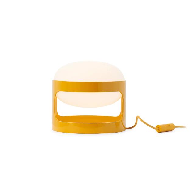 Kartell bordslampa KD28 senapsgul Ø25 cm
