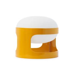 Kartell bordslampa KD28 senapsgul Ø25 cm