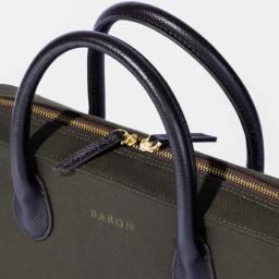 Baron Grön Kanvas Datorväska