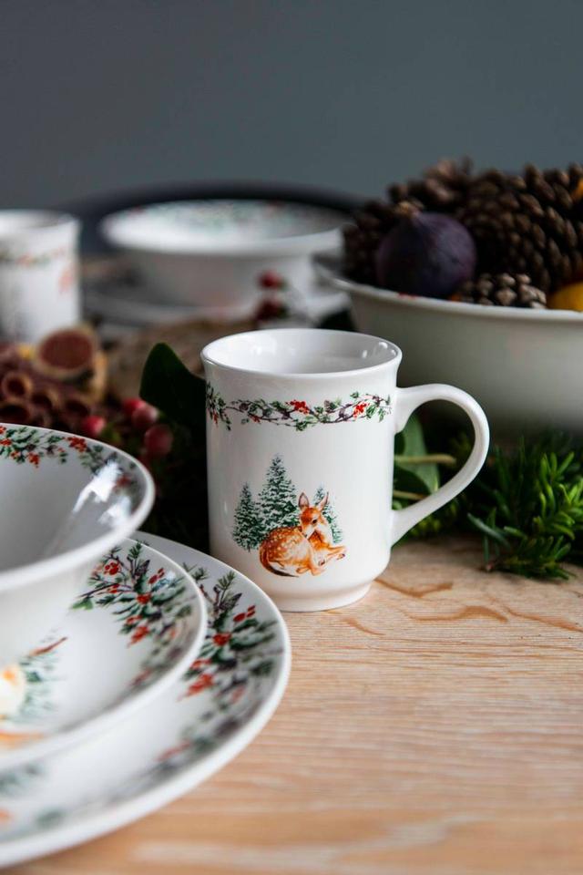 Jultid Mugg med Rådjursmotiv