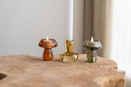 Ljushållare Svamp Gul Dekoration