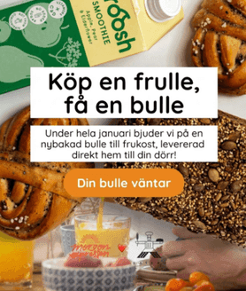 Få en bulle vid köp av frukost hos Morgonexpresen