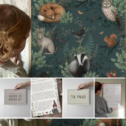 Kunskapstavlan® En bra kompis i samarbete med Friends - Viktig poster till barnrummet - 30x40, 40x50