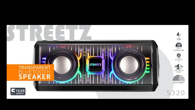 Bluetooth-högtalare med TWS och LED-ljus