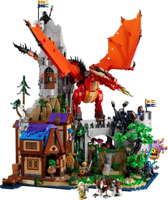LEGO 21348 Röda Drakens Sägen Set