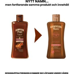 Hawaiian Tropic Coconut Glowing Tanning Oil