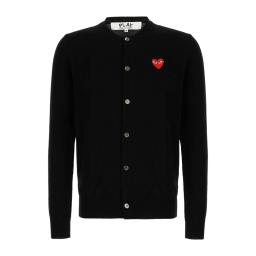 Röd Hjärttröja Comme des Garçons Play