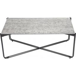 Antikfärgat Soffbord i Spegelglas 110x60